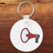 大きなメガホン キーホルダー (正面)