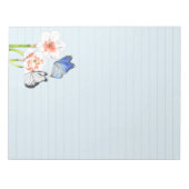 大きなメモ帳に蝶 ノートパッド (正面)