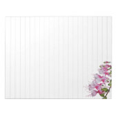 大きなメモ帳の'フェスティバル明るい赤紫色' ノートパッド (正面)