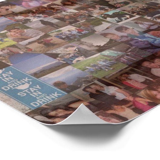 大きなモザイク（横） ポスター (角)