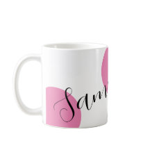 大きなモダンピンク色の水玉模様