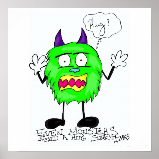 大きなモンスターのポスター ポスター (正面)