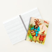 大きなヤギの小さなヤギミュージシャン ノートブック (内部)