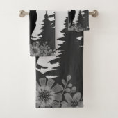 大きなラックが森から出る鹿 バスタオルセット (インサイチュ)