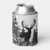 大きなラックが森から出る鹿 缶クーラー (缶正面)