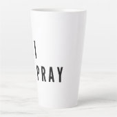 大きなラテマグとキリスト書教のマグ カフェラテマグ (正面)