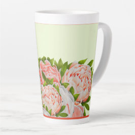 大きなラテマグの牡丹の盛り合わせ カフェラテマグ