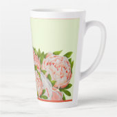 大きなラテマグの牡丹の盛り合わせ カフェラテマグ (右)