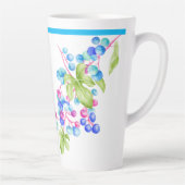 大きなラテマグカップに磁器の実 カフェラテマグ (右)