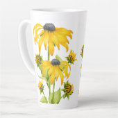 大きなラテマグカップの喜びの夏 カフェラテマグ (左アングル)