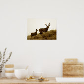 大きなラバ鹿の丘 ポスター (キッチン)