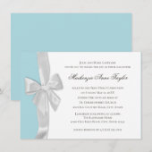 大きなリボンの初聖体拝領 招待状 (正面/裏面)