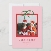 大きなリボン シーズンカード (正面)