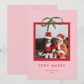 大きなリボン シーズンカード (正面/裏面)