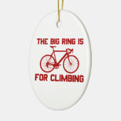 大きなリングや輪は登山だ セラミックオーナメント (左)