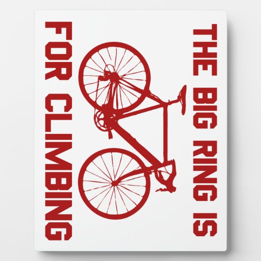 大きなリングや輪は登山だ フォトプラーク (正面)