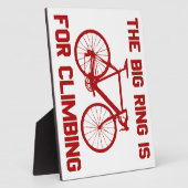 大きなリングや輪は登山だ フォトプラーク (側面)