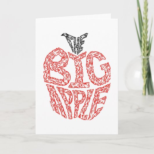 大きなリンゴ カード (正面)