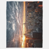 大きなリンゴ フリースブランケット (正面)