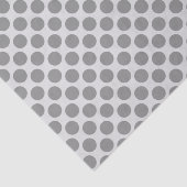 大きなレトロドット – グレー/グレーの色合い 薄葉紙 (詳細)