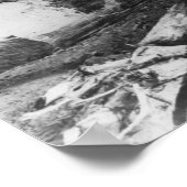 大きなログ写真にランバージャックのグループ ポスター (角)