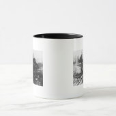 大きなログ写真にランバージャックのグループ マグカップ (中央)