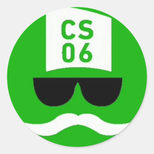 大きなロゴシール ラウンドシール (正面)