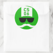 大きなロゴシール ラウンドシール (バッグ)