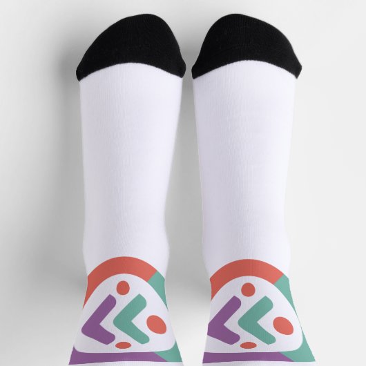 大きなロゴ ソックス (上部)