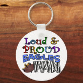 大きなワシのファン キーホルダー (正面)