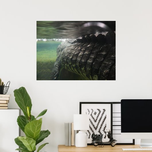 大きなワニ ポスター (ホームオフィス)