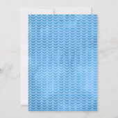 大きな一匹を釣り上げて　ファーストバースデー招待状 招待状 (裏面)