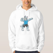 大きな上腕を持つボディビルダーとしてのウルフ パーカ (正面)