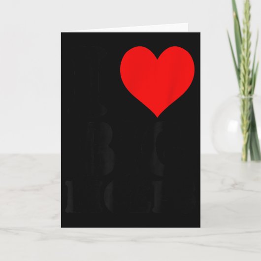 大きな上腕二頭筋が好き カード (正面)