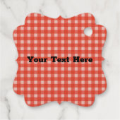 大きな不気味なクロアリの金ゴールドのシルエット フェイバータグ (裏面)