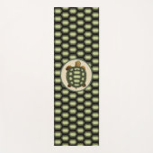 大きな亀と亀の甲羅 ヨガマット (正面)