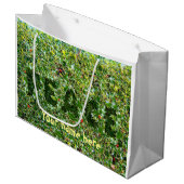 大きな光沢のある抱き枕プリックリーピースホリー ラージペーパーバッグ (正面アングル)