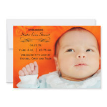 大きな写真が盛ん – 誕生のお知らせ