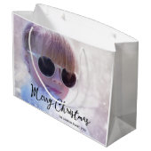 大きな写真メリークリスマス抱き枕 ラージペーパーバッグ (裏面アングル)