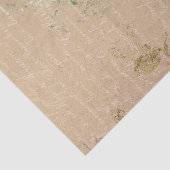 大きな動揺してヴィンテージ手書き 薄葉紙 (詳細)