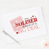 大きな取引の種類 長方形シール (封筒)