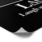 大きな口おもしろいコミ笑いポスやる気を起こさせるター ポスター (角)