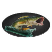 大きな口のベースが水から爆発 カッティングボード (角)