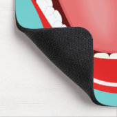 大きな口クールマウスパッおもしろいドかわいいマウスパッド マウスパッド (コーナー)