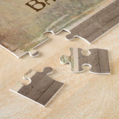 大きな口ベース漁師キャビン木材ボード ジグソーパズル (側面)