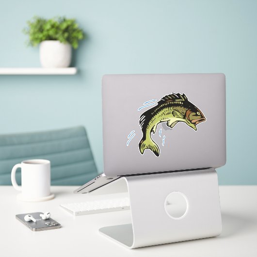 大きな口ベース シール (デスク上のノートパソコン)