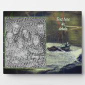 大きな古いブルガエル池あなたの写真を追加 フォトプラーク (正面)