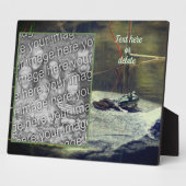 大きな古いブルガエル池あなたの写真を追加 フォトプラーク (側面)