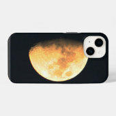 大きな古い月 iphcna iPhoneケース (裏面横)