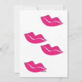 大きな唇ハグキス バレンタインの願い シーズンカード (裏面)